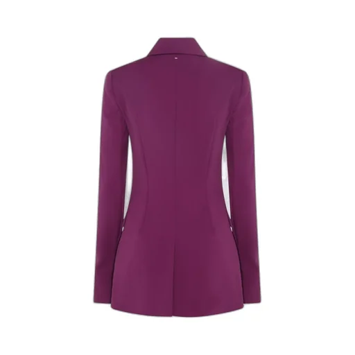 Single-Breasted Blazer With Flared Cuffs