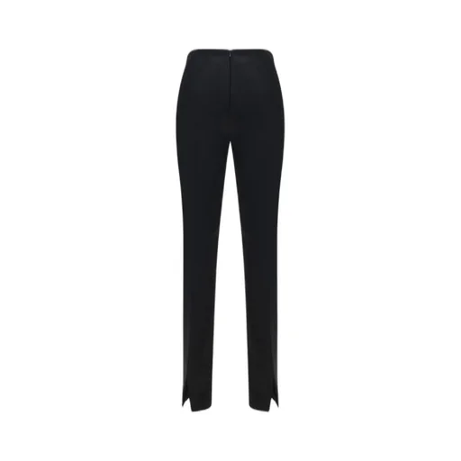 High-Waisted Straight-Leg Trousers