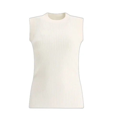 Ribbed Knit Sleeveless Top