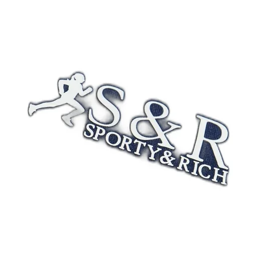 Sporty & Rich Logo Print Sports Bra