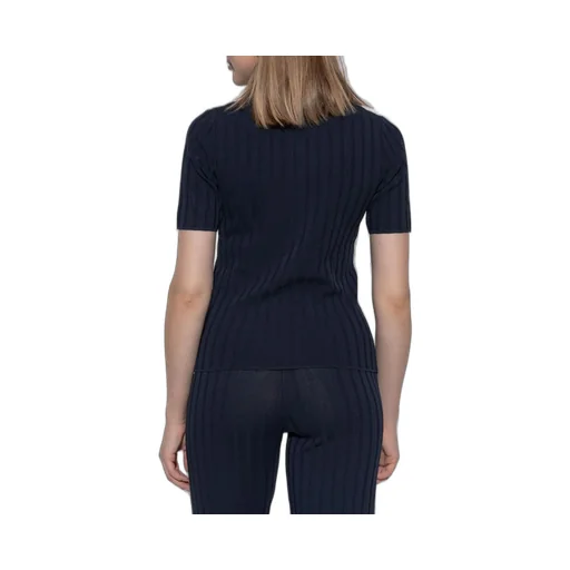 Ribbed Polo Shirt