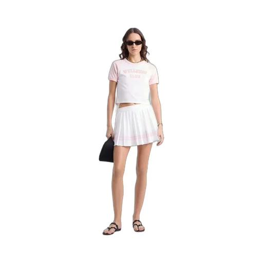 Pleated Mini Skirt
