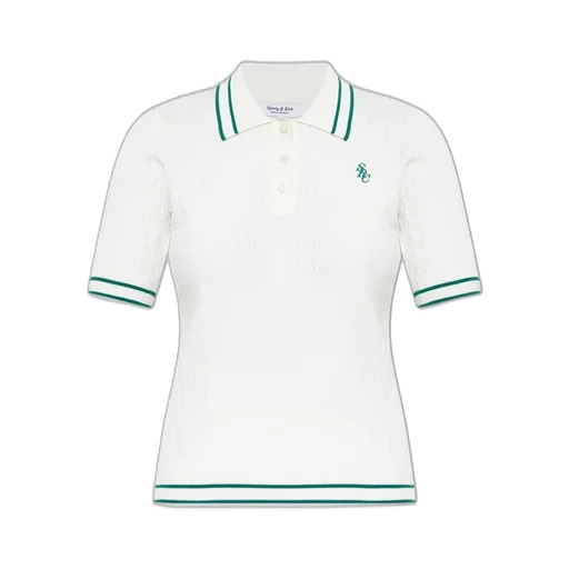 Cable Knit Polo Shirt
