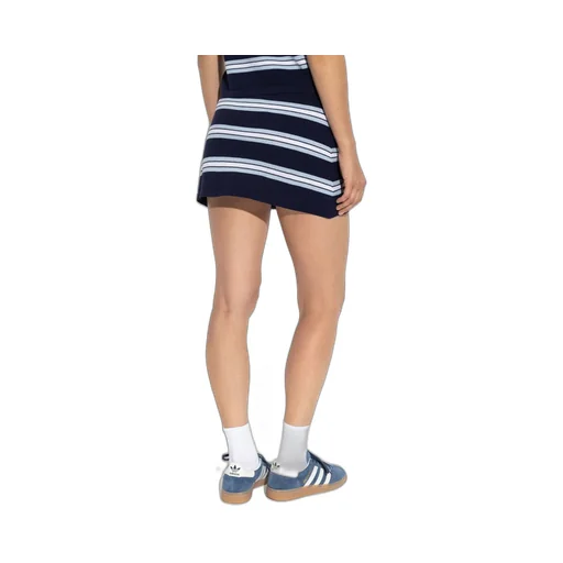 Striped Knit Mini Skirt