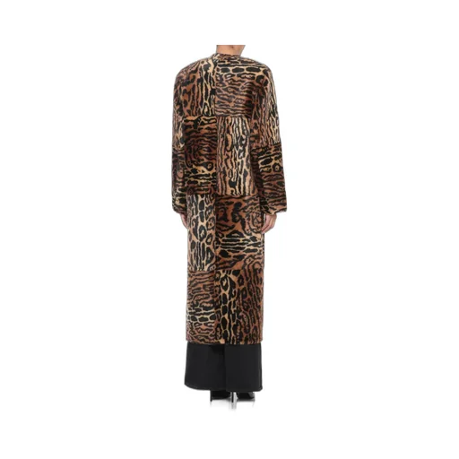 Patchwork Faux Fur Coat