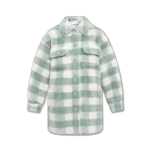 Checked Fleece Shacket