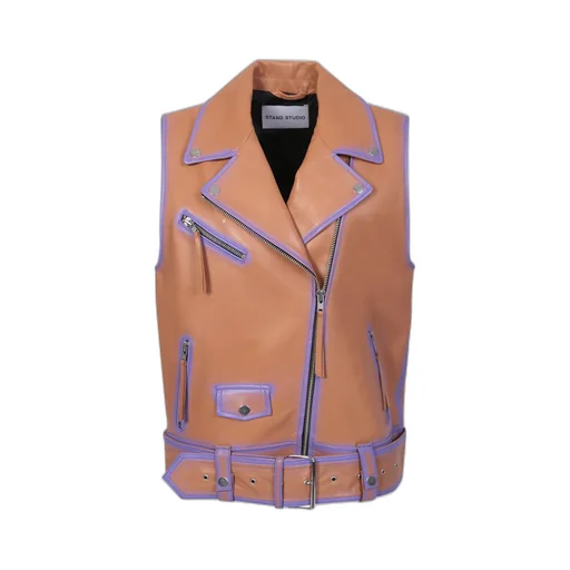 Leather Biker Vest