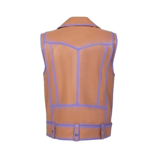 Leather Biker Vest