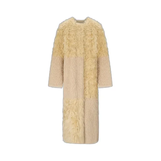 Patchwork Faux Fur Coat