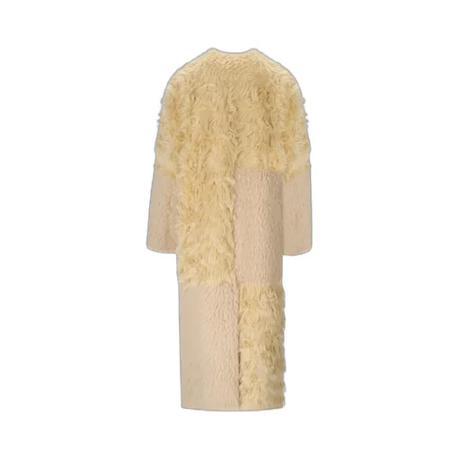 Patchwork Faux Fur Coat