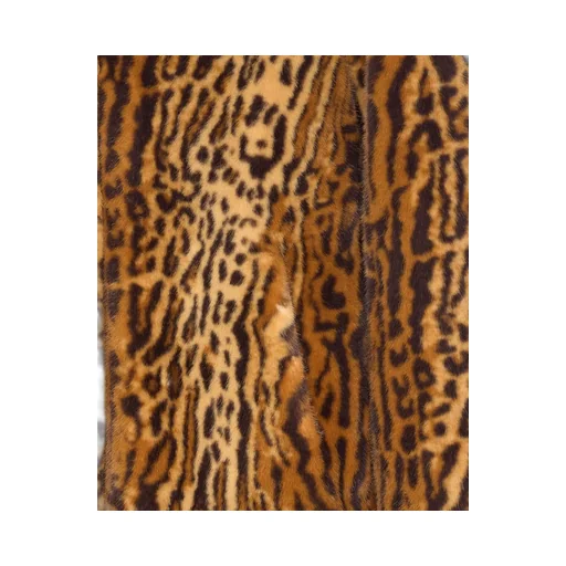 Leopard Print Faux Fur Coat