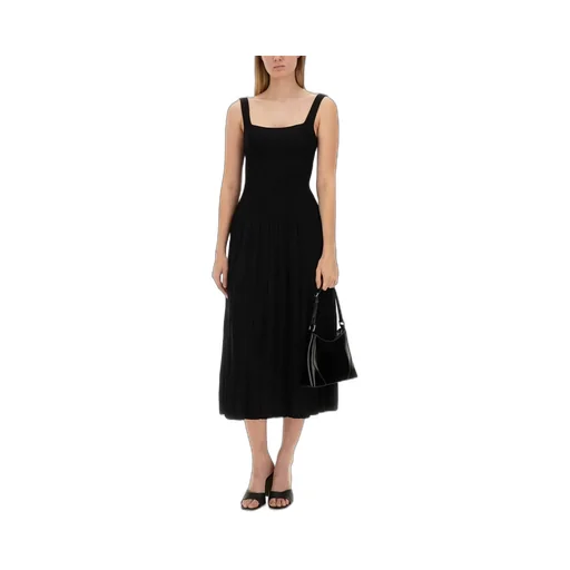 Ribbed Knit Midi Dress