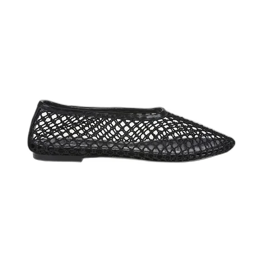 Fishnet Ballet Flats