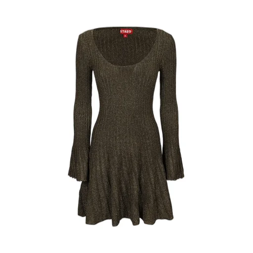 Ribbed Knit Mini Dress