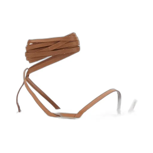 Strappy Lace-Up Sandals