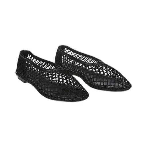 Fishnet Ballet Flats