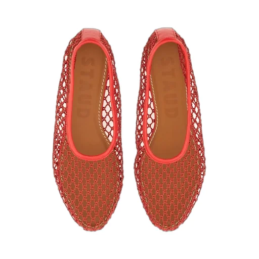 Fishnet Ballet Flats