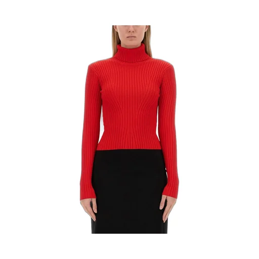 Ribbed Turtleneck Sweater