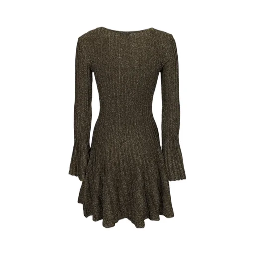 Ribbed Knit Mini Dress