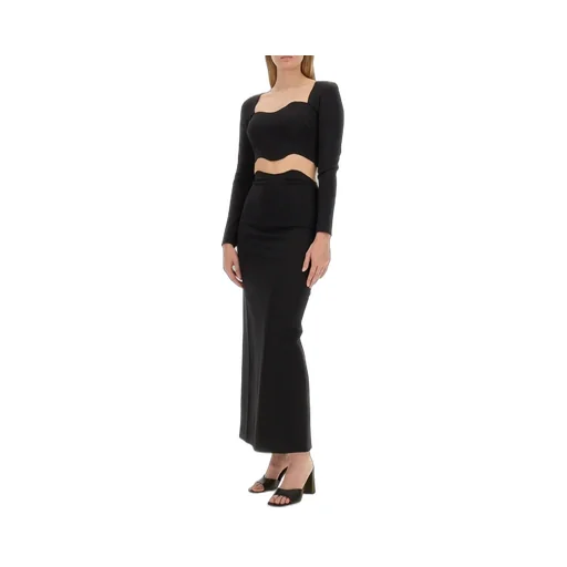 Cropped Scalloped Top