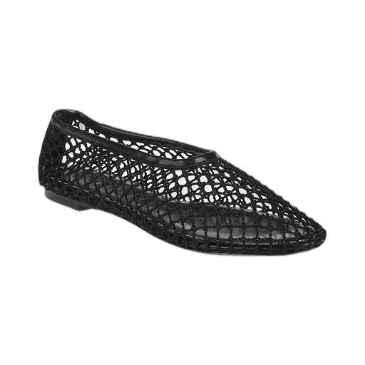 Fishnet Ballet Flats