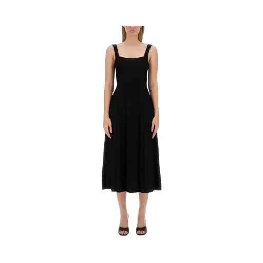 Ribbed Knit Midi Dress