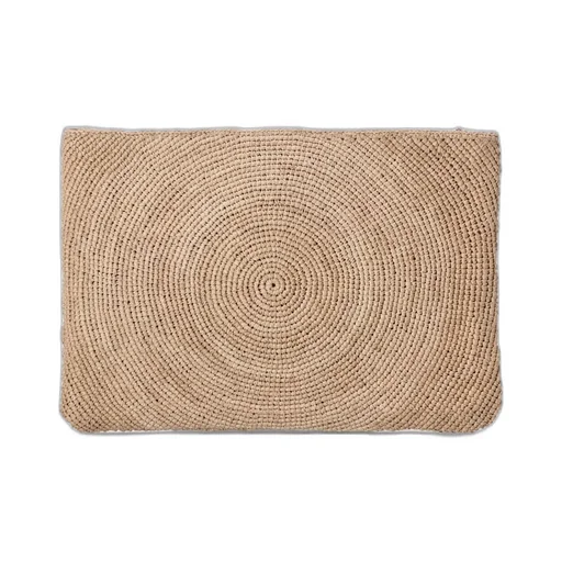 Raffia Clutch