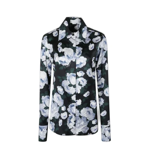 Floral Print Silk Shirt