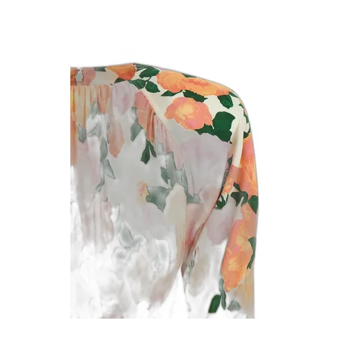 Floral Print Ruched Mini Dress