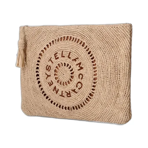 Raffia Clutch