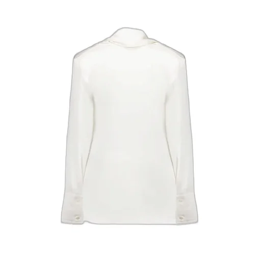 Draped Blouse With Tassel