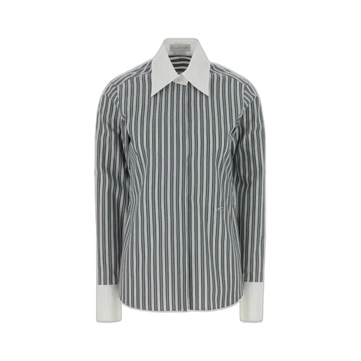 Striped Cotton Poplin Shirt