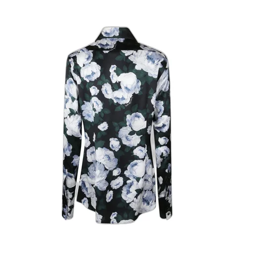 Floral Print Silk Shirt