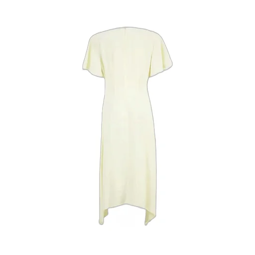 Asymmetric Hem Midi Dress