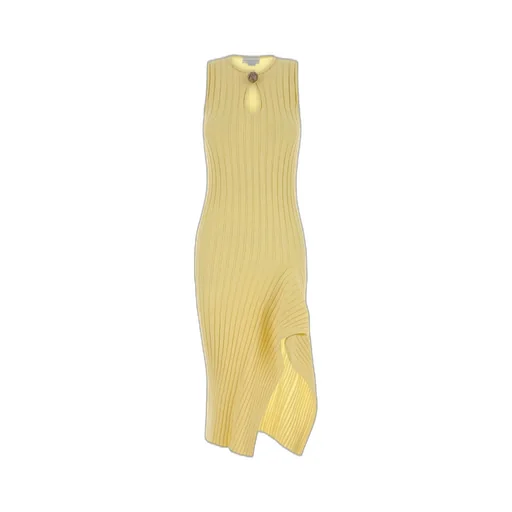 Ribbed Knit Midi Dress