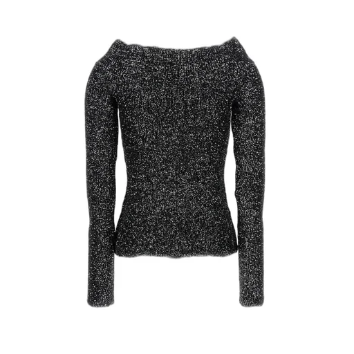 Off-The-Shoulder Knit Sweater