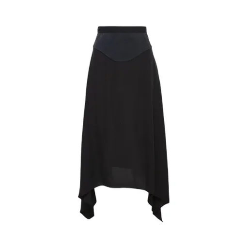 Asymmetric Midi Skirt
