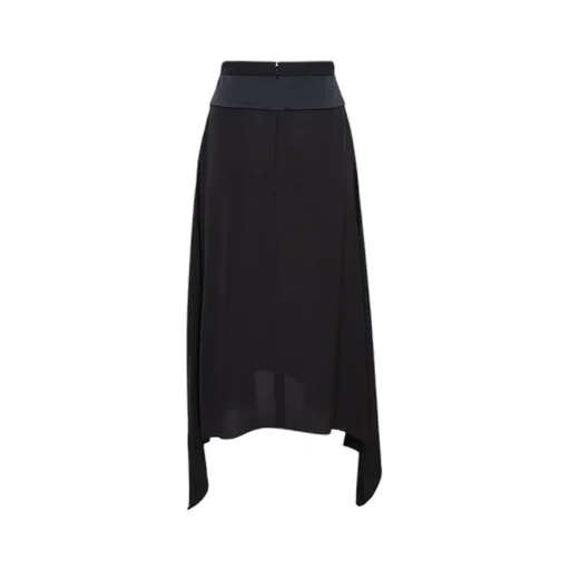 Asymmetric Midi Skirt