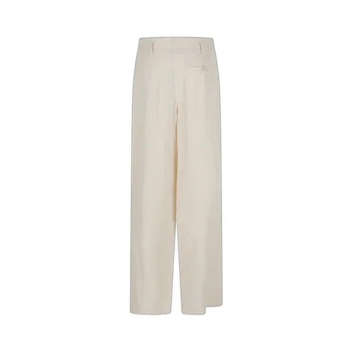 Pleated Wide-Leg Trousers