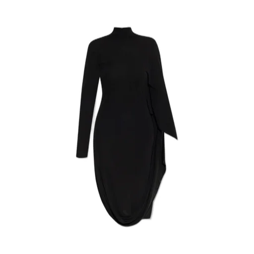 Asymmetric Draped Dress