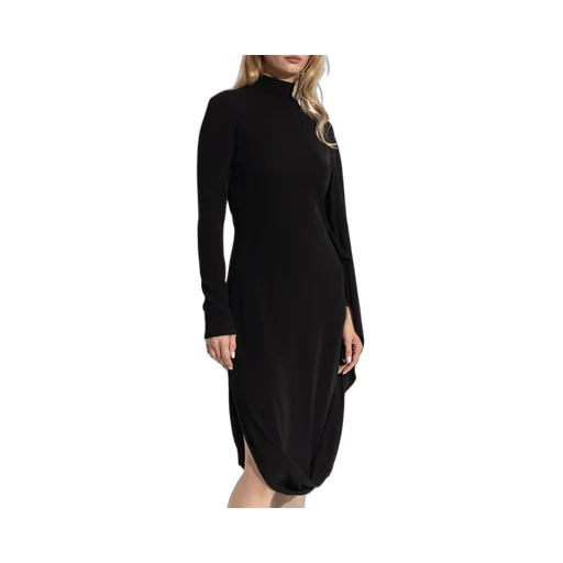 Asymmetric Draped Dress