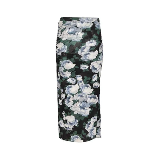 Floral Print Maxi Skirt