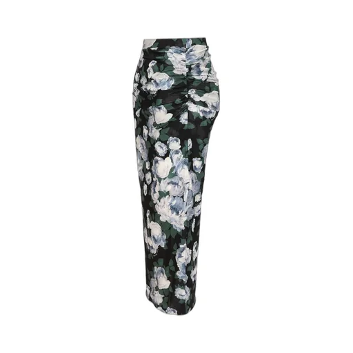 Floral Print Maxi Skirt