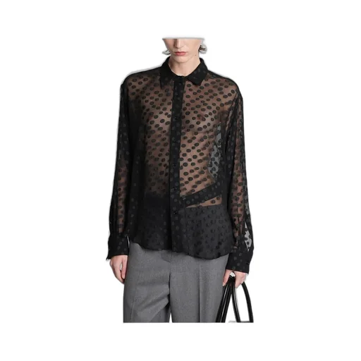 Polka Dot Sheer Shirt