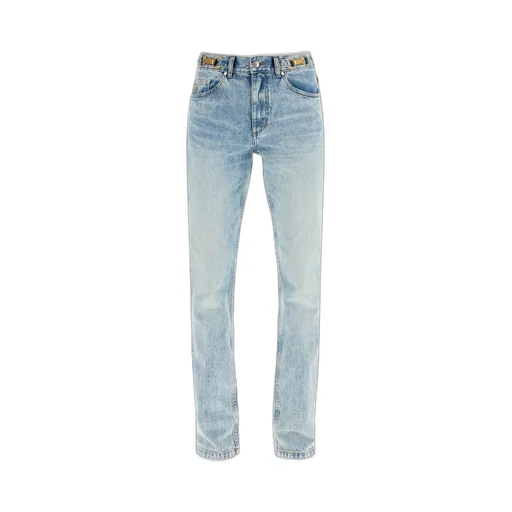 High-Rise Straight-Leg Jeans