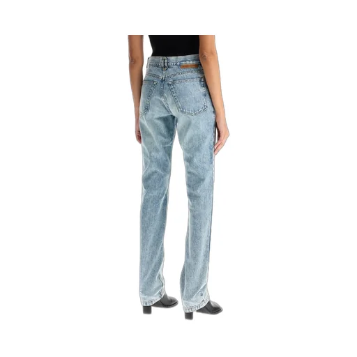High-Rise Straight-Leg Jeans