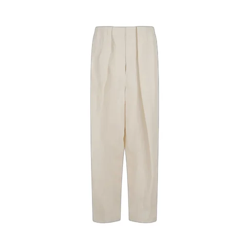 Pleated Wide-Leg Trousers