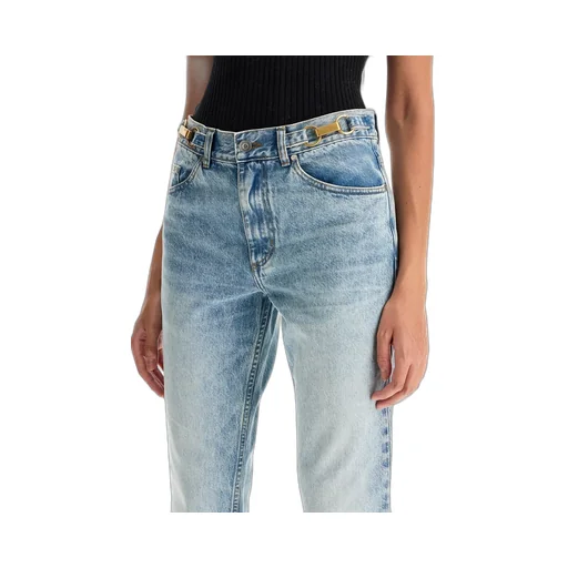 High-Rise Straight-Leg Jeans