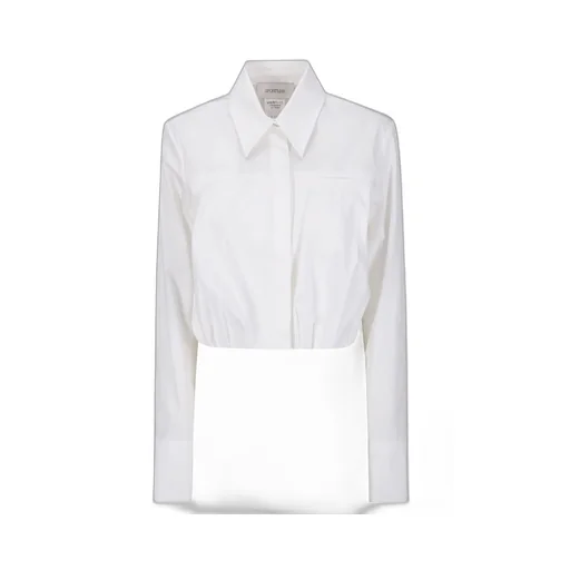 Cropped Poplin Shirt