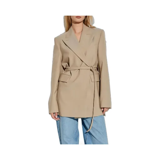 Belted Double-Breasted Blazer